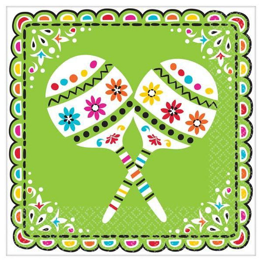 Picado De Papel Luncheon Napkins 36ct - Amscan