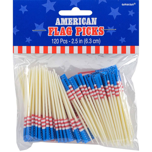 Picks - American Flag (120ct)
