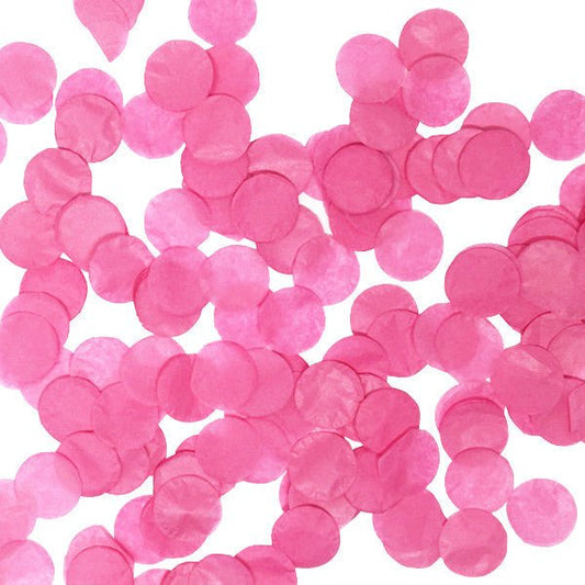 Pink Paper Confetti Dots - 1" - 22g