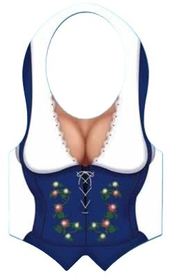 Plastic Vest - Oktoberfest Fraulein