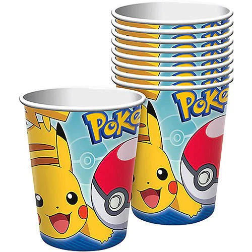 Pokémon 9oz Cups 8ct - Amscan