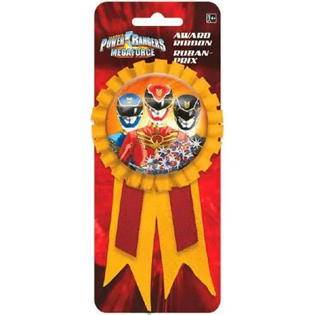 Award Ribbon - Power Rangers Mega force - Amscan – Winner Party