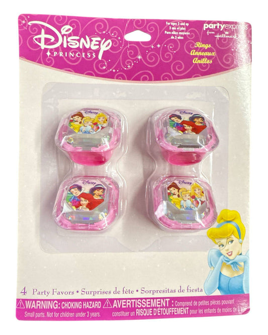 Rings - Disney Princess (4ct)