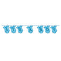 ITS A BOY Baby Shower Wall Ribbon Banner 12ft