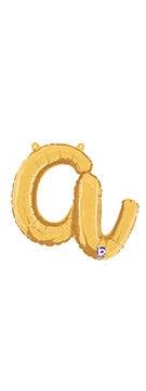 Script Letter A - Gold