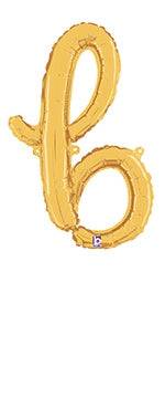 Script Letter B - Gold