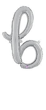 Script Letter B - Silver