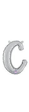 Script Letter C - Silver