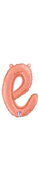 Script Letter E - Rose Gold