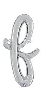 Script Letter F - Silver