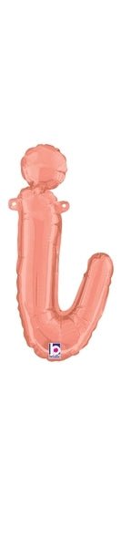 Script Letter I - Rose Gold
