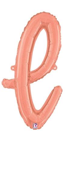 Script Letter L - Rose Gold