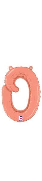 Script Letter O - Rose Gold