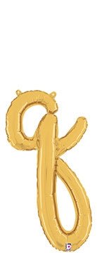 Script Letter Q - Gold