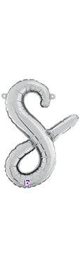 Script Letter S - Silver