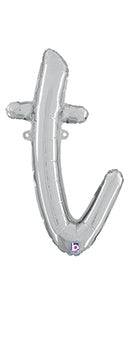 Script Letter T - Silver