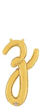 Script Letter Z - Gold