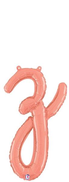 Script Letter Z - Rose Gold