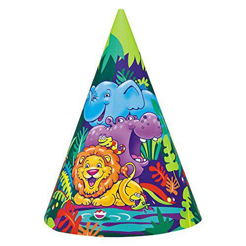 Smiling Safari Party Hats (8ct)