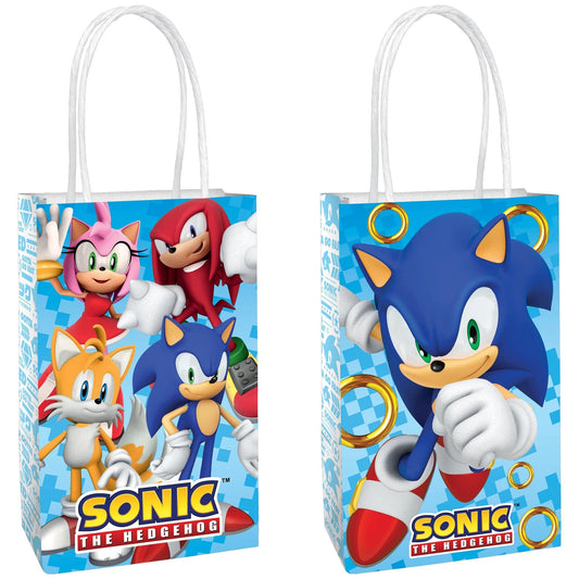 Sonic Printed Paper Kraft Bag - Amscan