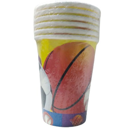 Sport 8oz Plastic Cups 6ct