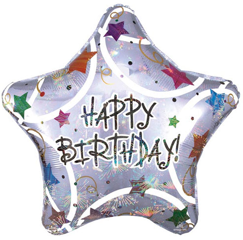 Anagram 32" Happy Birthday Star Balloon