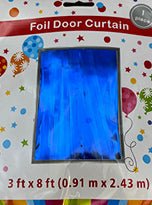 Straight Foil Door Curtains (1ct) - Winner Party