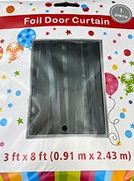 Straight Foil Door Curtains (1ct) - Winner Party