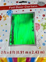 Straight Foil Door Curtains (1ct) - Winner Party