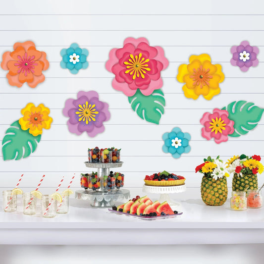 Summer Hibiscus Paper Flower Decorations