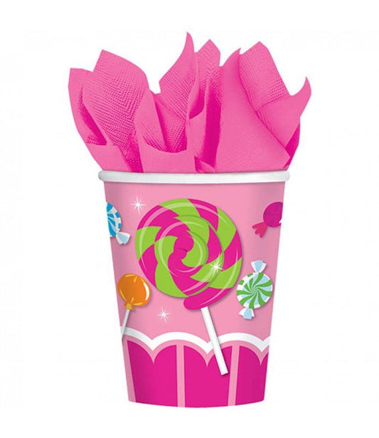 Sweet Shop 9oz Cups 8ct - Amscan
