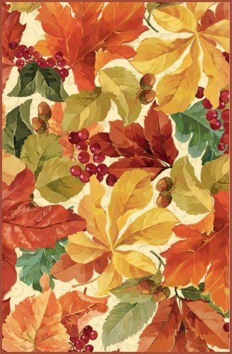 Table Cover - Elegant Leaves