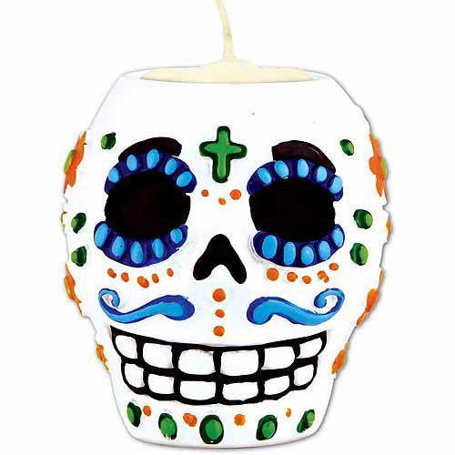 Tea Light Candle Holder - Day of the Dead