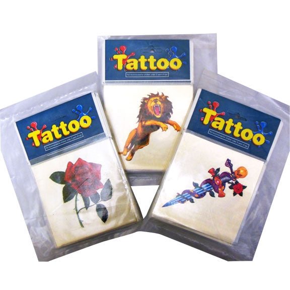 Temporary Tattoos - Assorted (12ct)