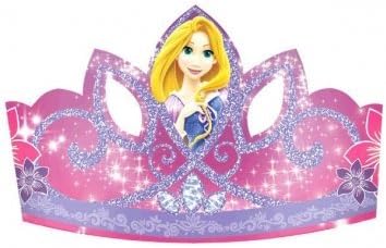 Tiaras - Disney Princess Rapunzel (8ct)