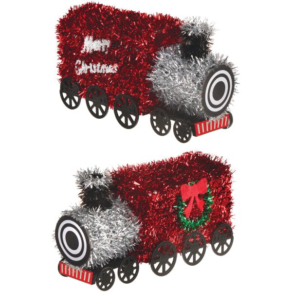 Tinsel Decoration - 3D Train