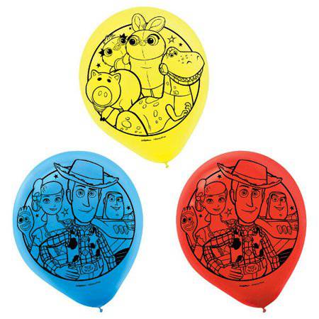 Toy Story 4 Printed Latex Balloons 6ct - Amscan