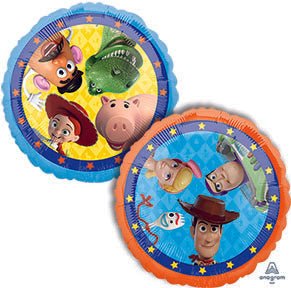 TOY STORY 4 - Standard HX - Round Foil Balloon - Pack of 10