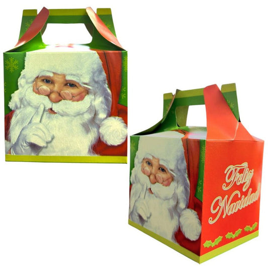 Treat Boxes - Santa Claus Feliz Navidad (6ct)
