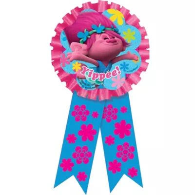 Trolls Award Ribbon (1 Count) - Amscan