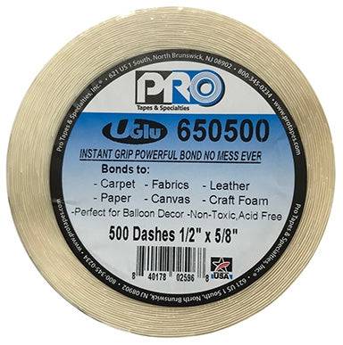 UGlu Dashes 1/2" x 5/8" - 500ct - Pro Tapes