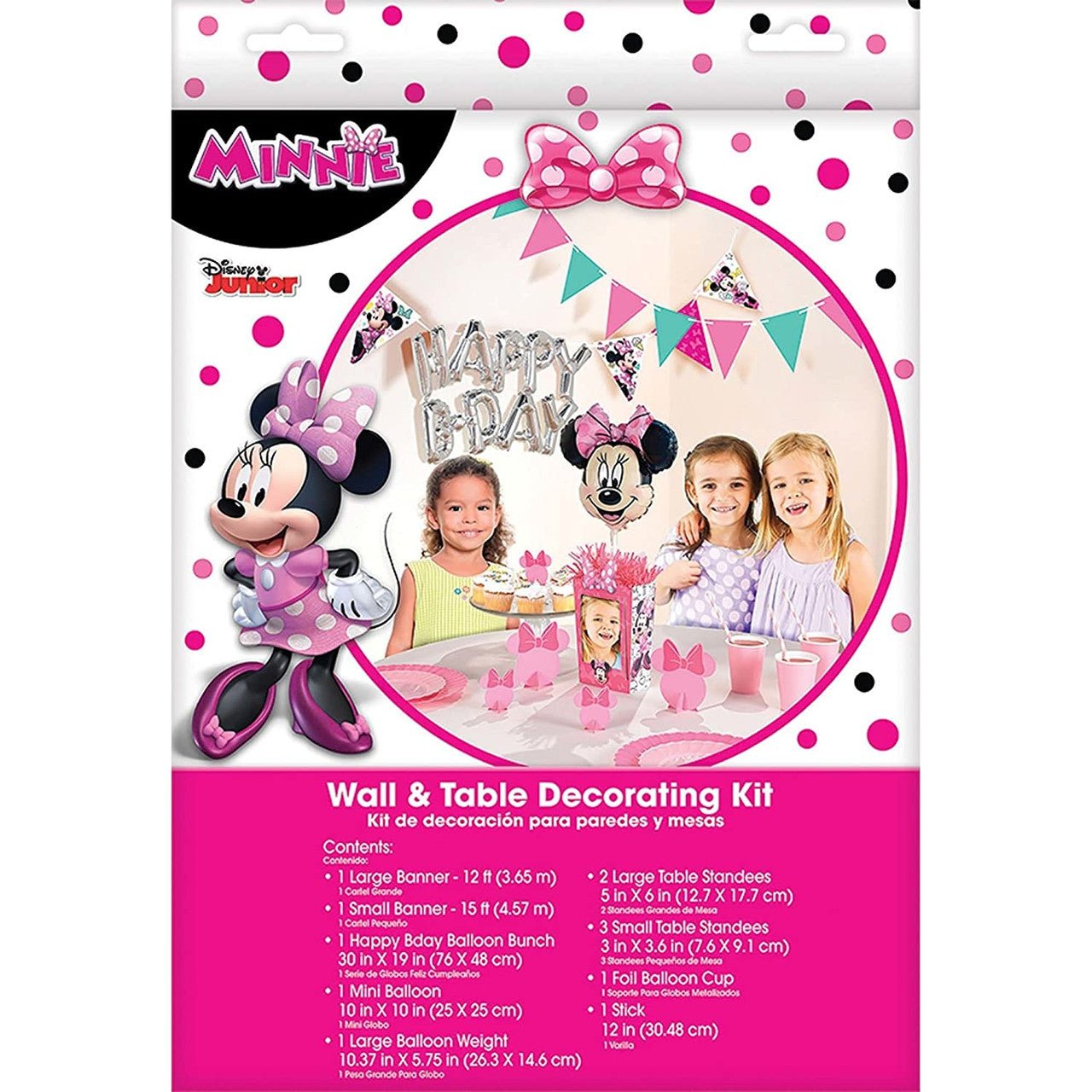 Wall & Table Decor Kit - Disney Minnie (12ct)