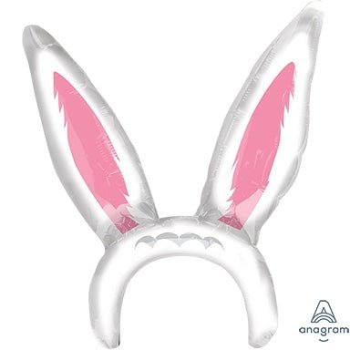Wearable BUNNY Ears (PKG of 10) Foil Balloon - Air Fill ONLY!