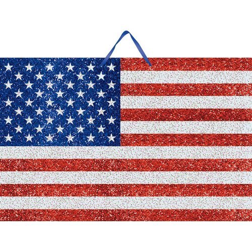 Wooden Sign - American Flag