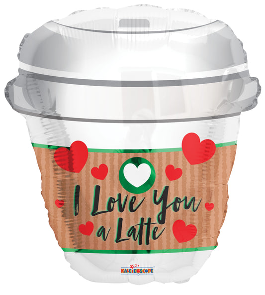 ConverUSA 18" I Love You A Latte Balloon