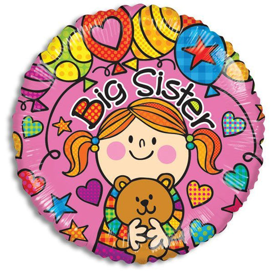 Conver USA 18" Big Sister Pink Balloon