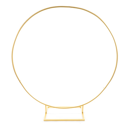 84" GOLD CIRCLE BACKDROP STAND 1CT