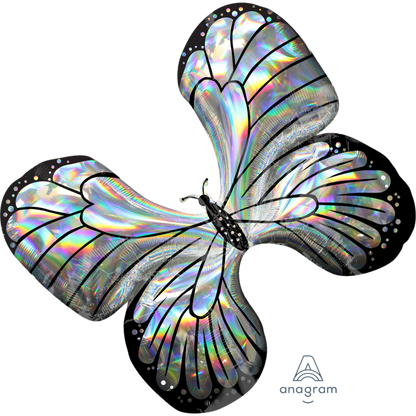 Anagram 30" Iridescent Butterfly Balloon