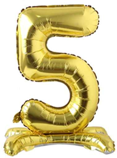 34" Gold Standing Foil Balloons