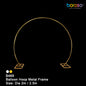 B469G-2622 Borosino Balloon Hoop Metal Frame 1ct Gold